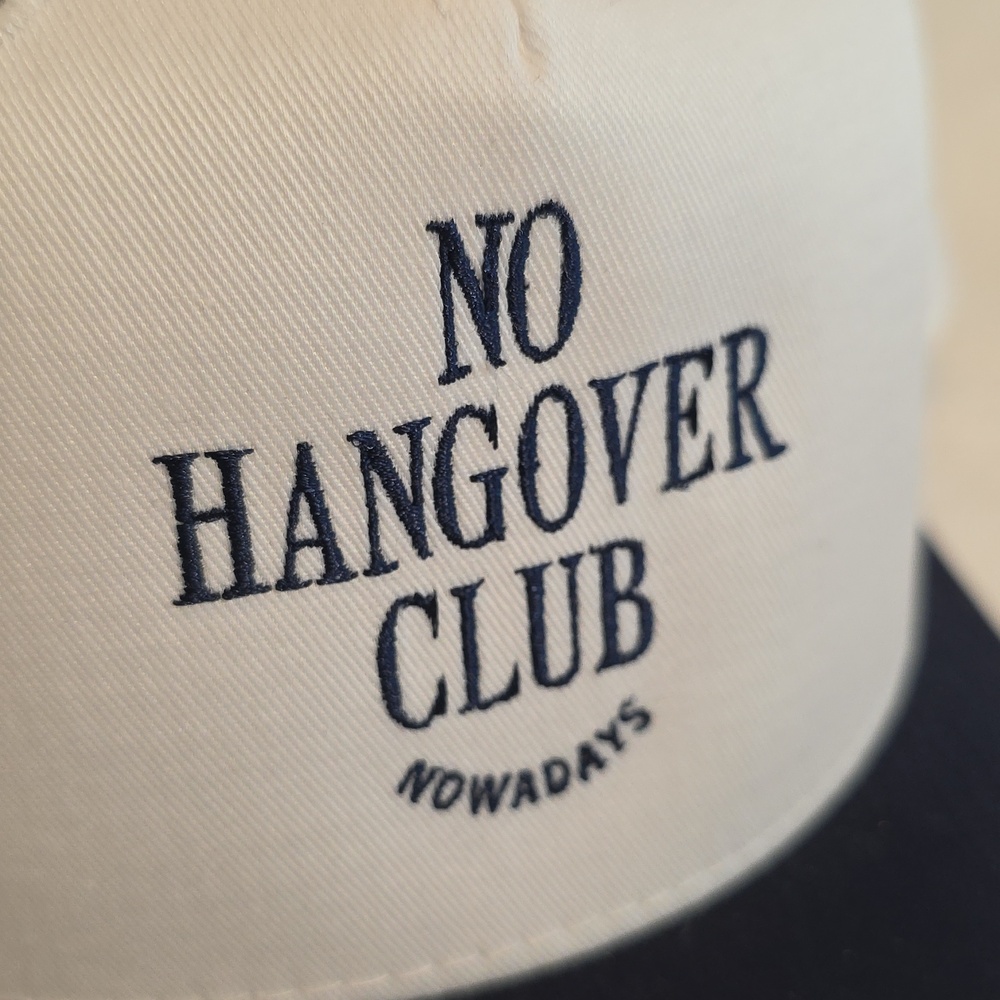 Nowadays NO HANGOVER CLUB Hat - Picture 4 of 4